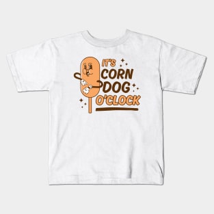 It's Corn Dog O'Clock Kids T-Shirt